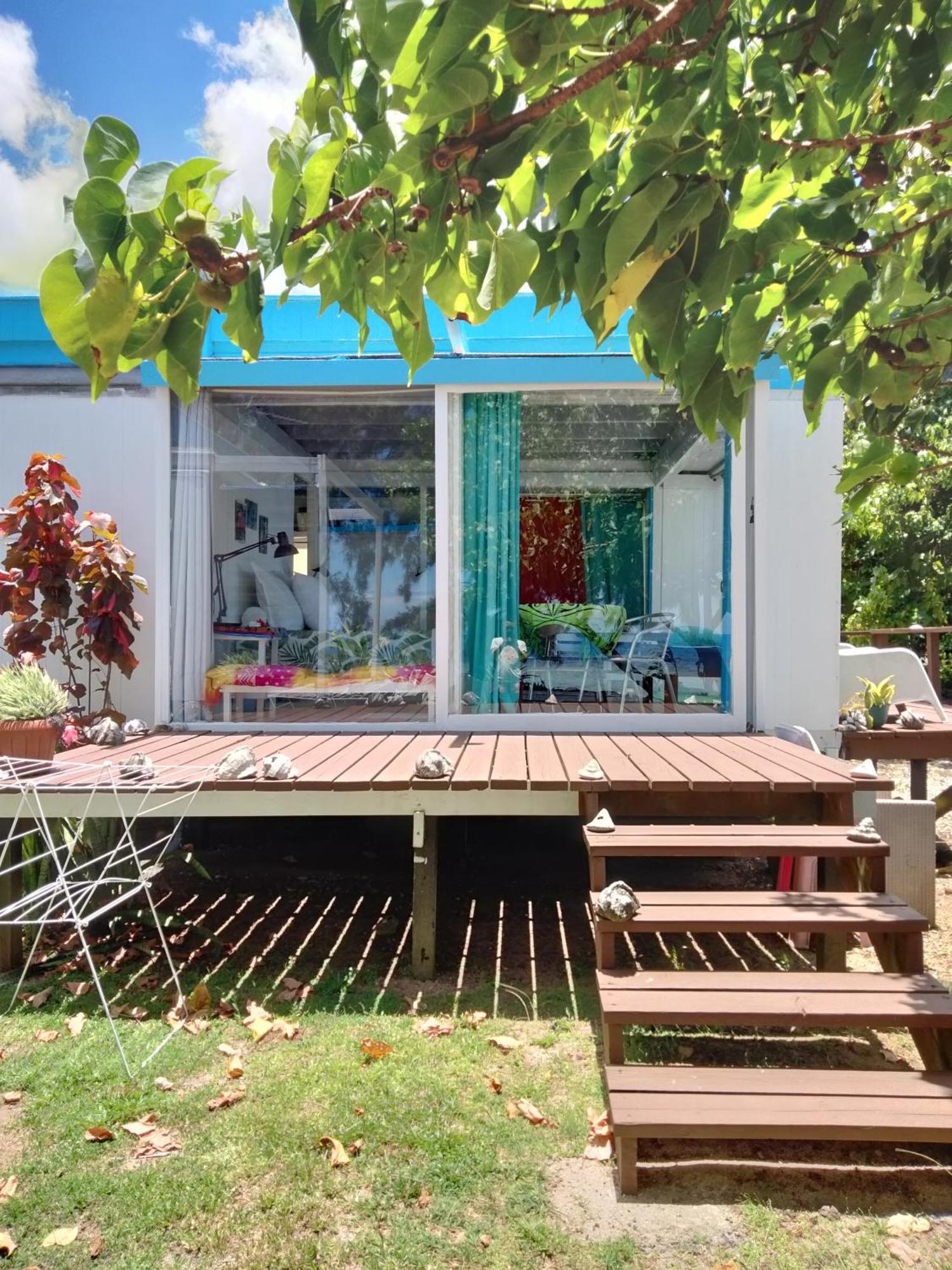Bungalow Vue Lagon 180 Degre, La Maison Bleue Moorea Εξωτερικό φωτογραφία